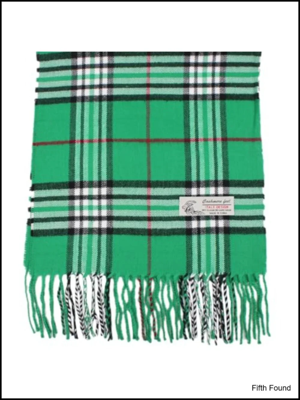 Unisex Tartan Plaid 100% Viscose Cashmere Feel Winter Scarf